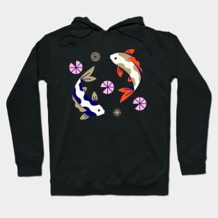 Koi fish yin yang Hoodie